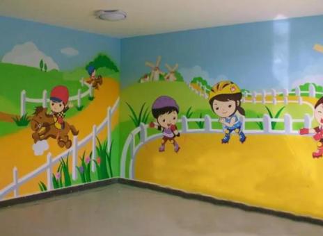  林州幼儿园墙体彩绘制作流程及注意事项