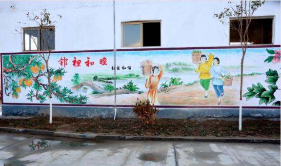 林州乡镇文化墙 乡风文明焕发新活力