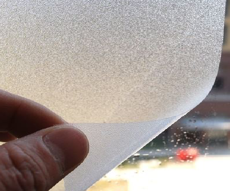  林州玻璃门外面粘广告用什么材料好？